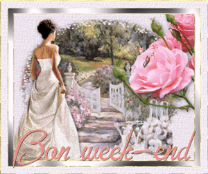 Gif animé bon week-end glamour